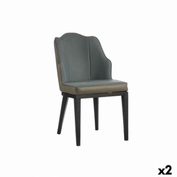 Gift Decor atzveltnes krēsls Čaula Zils Melns Pelēks Tērauds 48 x 88 x 60 cm (2 gb.)