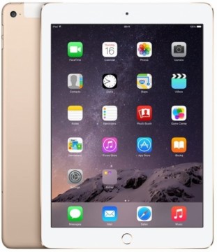 Apple iPad Air 2 9.7" 64GB WiFi + Cellular - Gold (Atjaunināts, stāvoklis Ļoti labi)