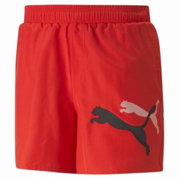 Спортивные мужские шорты Puma Ess+ Logo Power Cat For All Time Красный