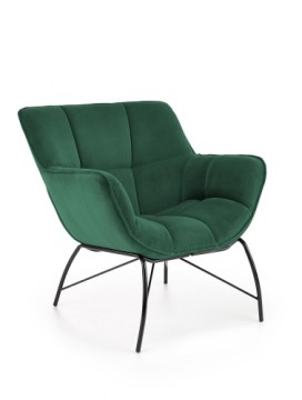 Halmar BELTON leisure chair color: dark green