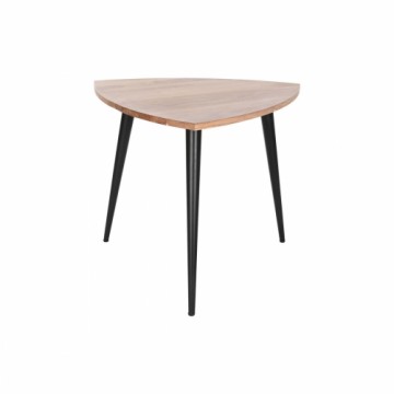 Кофейный столик DKD Home Decor Металл древесина акации 90 x 90 x 76 cm