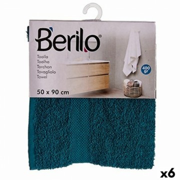 Berilo Банное полотенце Синий 50 x 90 cm (6 штук)