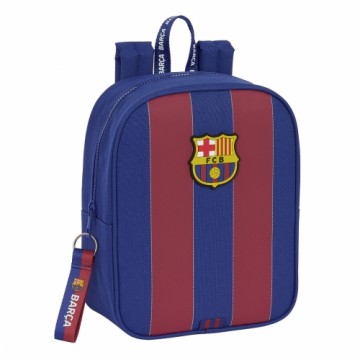 Школьный рюкзак F.C. Barcelona Красный Тёмно Синий 22 x 27 x 10 cm
