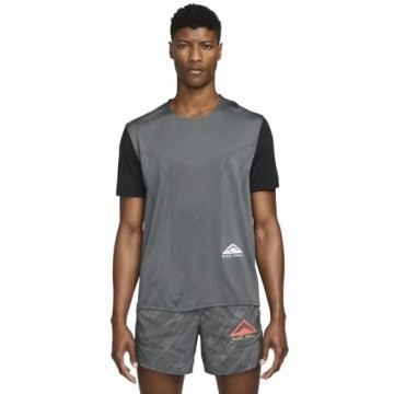 t-krekls Nike Dri-FIT Rise 365 Pelēks Tumši pelēks Vīriešu