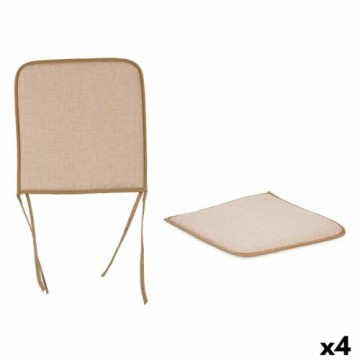Gift Decor Подушка для стула Бежевый 38 x 2,5 x 38 cm (4 штук)
