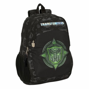 Школьный рюкзак Transformers Чёрный 32 x 44 x 16 cm