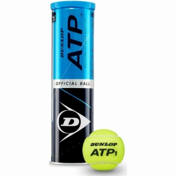 tenisa bumbiņas Dunlop ATP Official Dzeltens Daudzkrāsains