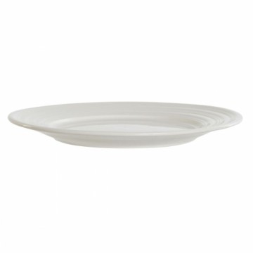 Плоская тарелка DKD Home Decor Белый Фарфор 19 x 19 x 2 cm