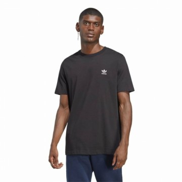 Vīriešu Krekls ar Īsām Piedurknēm Adidas ESSENTIAL TEE IA4873  Melns