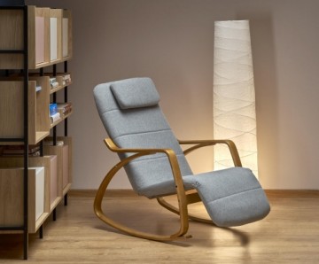 Halmar PRME leisure chair, grey