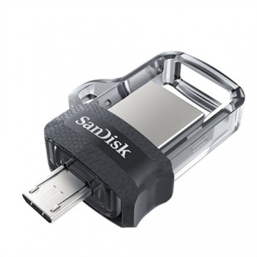 USB Zibatmiņa SanDisk SDDD3-128G-G46 Melns Sudrabains 128 GB