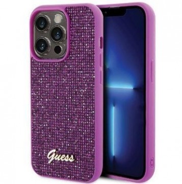 Guess  
       Apple  
       iPhone 15 Pro Max HC PU DISCO SCRIPT METAL 
     Purple