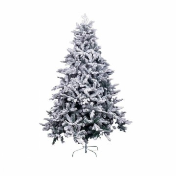 Bigbuy Christmas Новогодняя ёлка Белый Зеленый PVC Металл полиэтилен снежный 210 cm