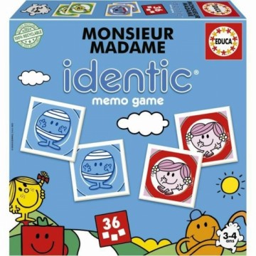 Izglītojošā Spēle Educa Monsieur Madame Identic (FR)