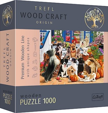 Trefl Puzzles TREFL Пазл из дерева Собаки 1000 шт.