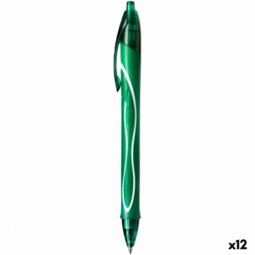 Gela pildspalva Bic Gel-Ocity Quick Dry Zaļš 0,3 mm (12 gb.)