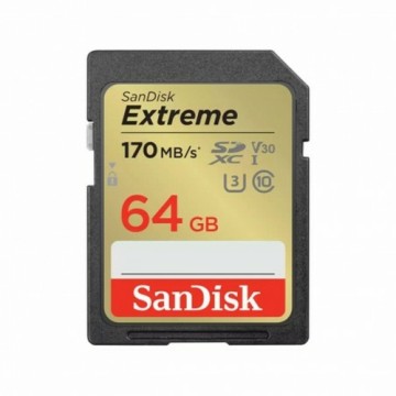 Карта памяти SD SanDisk Extreme 64 Гб