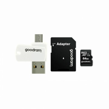 Mikro SD Atmiņas karte ar Adapteri GoodRam M1A4 All in One Melns 128 GB UHS-I