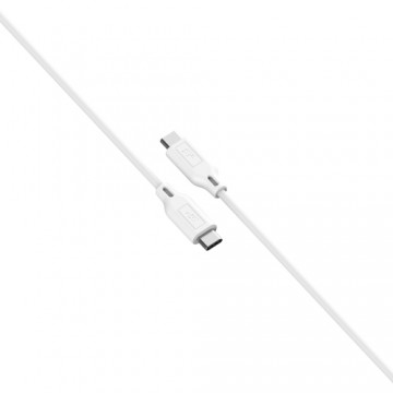 Silicon Power кабель USB-C - USB-C LK15CC 1 м, белый