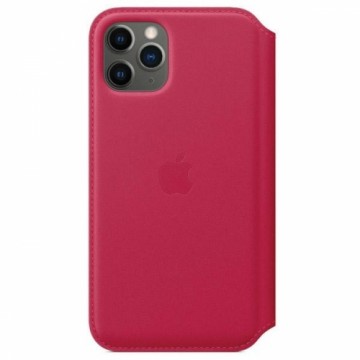 Etui Apple MY1K2ZM|A iPhone 11 Pro 5.8" malinowy|raspberry Leather Folio Case