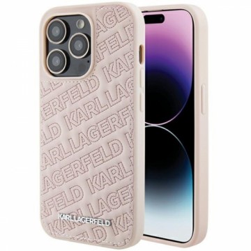 Karl Lagerfeld KLHCP15LPQKPMP iPhone 15 Pro 6.1" różowy|pink hardcase Quilted K Pattern