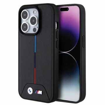 BMW BMHMP15X22PVTK iPhone 15 Pro Max 6.7" czarny|black hardcase Quilted Tricolor MagSafe