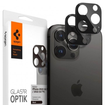 Apple Spigen Optik. TR Camera Protector Camera tempered glass (2 pcs) iPhone 14 Pro | 14 Pro Max black