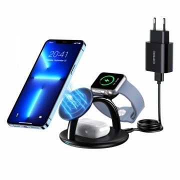 Choetech 3in1 inductive charging station iPhone 12|13|14, AirPods Pro, Apple Watch black (T587-F)