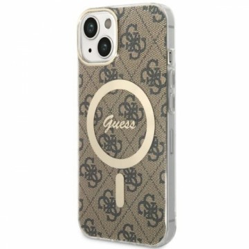 Guess GUHMP14MH4STW iPhone 14 Plus 6.7" brązowy|brown hardcase 4G MagSafe