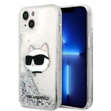 Karl Lagerfeld KLHCP14MLNCHCS iPhone 14 Plus 6,7" srebrny|silver hardcase Glitter Choupette Head