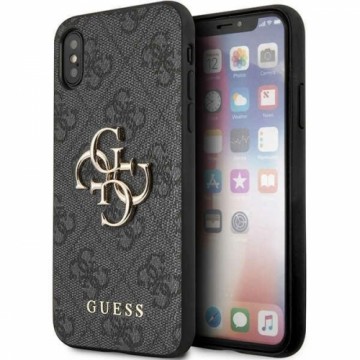 Guess GUHCPX4GMGGR iPhone X|XS szary|grey hardcase 4G Big Metal Logo