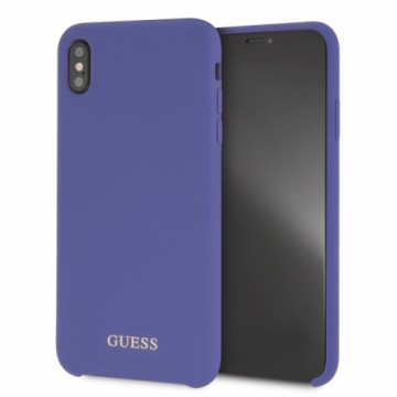 Guess GUHCI65LSGLUV iPhone Xs Max purple |fioletowy hard case Silicone