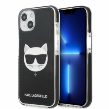 Karl Lagerfeld TPE Choupette Head Case for iPhone 13 Black
