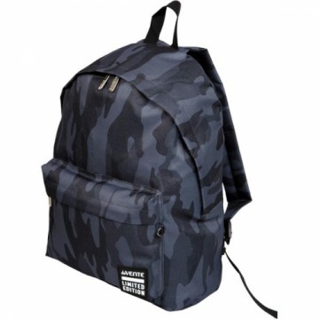 Рюкзак "deVENTE. Military" подростковый 40x30x14 см (14 л) 300 г, 1 отделение на молнии, 1 передний карман на молнии, уплотненная спинка и лямки