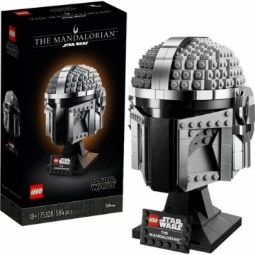Lego 75328 Star Wars Mandalorianer Helm, Konstruktionsspielzeug
