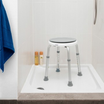 Вращающийся и регулируемый табурет для ванной комнаты Roshawer InnovaGoods