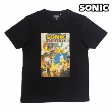 Vīriešu Krekls ar Īsām Piedurknēm Sonic