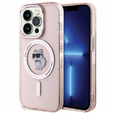 Karl Lagerfeld KLHMP15XHFCCNOP iPhone 15 Pro Max 6.7" różowy|pink hardcase IML Choupette MagSafe
