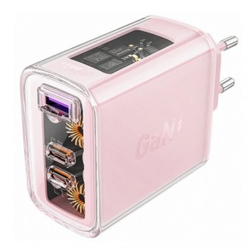 Extradigital Зарядное устройство ACEFAST 2x USB-C, USB-A, 65W, PD3.0, QC4.0