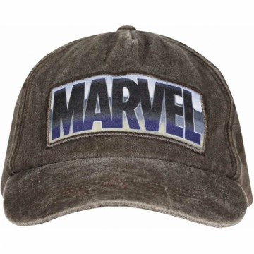 Шапка унисекс Marvel Vintage Wash Logo 58 cm Серый Один размер