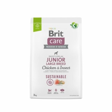 Lopbarība Brit Care Dog Sustainable Junior Large Cālis 20-40 Kg 3 Kg