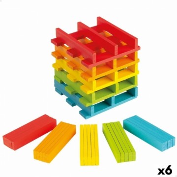 Строительный набор Woomax 100 Предметы 10 x 0,5 x 1,8 cm (6 штук)
