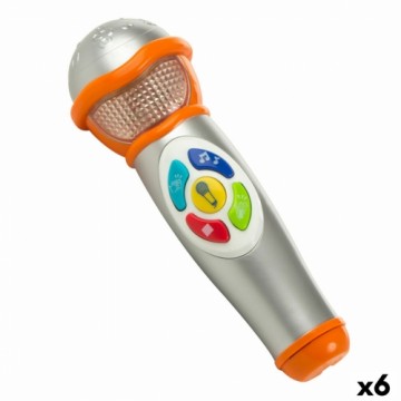Toy microphone Winfun 6 x 19,5 x 6 cm (6 штук)