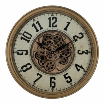 Bigbuy Home Настенное часы Кремовый Позолоченный Стеклянный Железо 66 x 9,5 x 66 cm (3 штук)