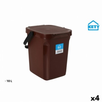 Bigbuy Home Atkritumu tvertne 10 L (4 gb.)