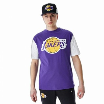 Футболка с коротким рукавом мужская New Era NBA Colour Insert LA Lakers Фиолетовый