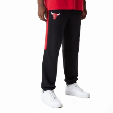Штаны для взрослых New Era NBA Colour Block Chicago Bulls Чёрный Мужской