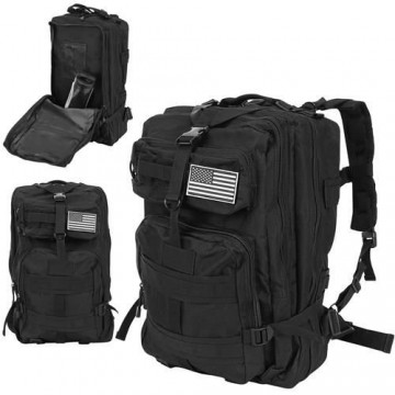 Trizand Military backpack XL black (13921-0)
