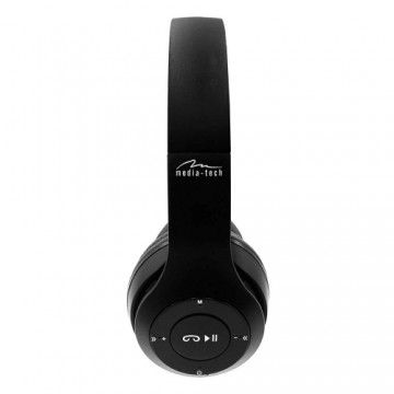 Media Tech MEDIA-TECH EPSILION BT MT3591 Wireless headphones Bluetooth 4.2 Microphone Radio FM Black