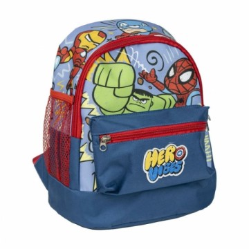 Походный рюкзак The Avengers Детский 25 x 27 x 16 cm Синий